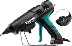 KRAFTOOL  Industrial 400, d 11 - 12 мм, 50 г/мин, 130 - 230°C, электрический термоклеевой пистолет (06843-300-12) 06843-300-12