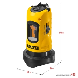 STAYER 10 м, лазерный нивелир, Professional (34960-H2) zb  34960-h2