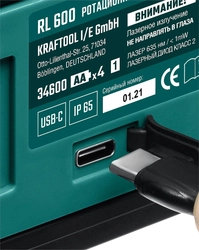 KRAFTOOL RL600, 600 м, ротационный лазерный нивелир (34600) zb  34600_z01