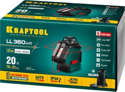 KRAFTOOL LL360 #2, лазерный нивелир (34645-2) zb  34645-2