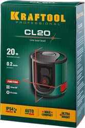 KRAFTOOL CL 20, лазерный нивелир (34700) zb  34700