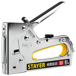 STAYER HERCULES-53, тип 53 (A/10/JT21) 23GA (6 - 14 мм)/13/300, стальной рессорный степлер, Professional (31519) zb  31519