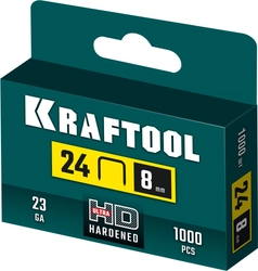 KRAFTOOL скобы тип 24, 8 мм, калибр 23GA. 1000 шт (31724-08) zb  31724-08