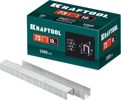 KRAFTOOL скобы тип 73, 10 мм, калибр 20GA. 5000 шт (31773-10) zb  31773-10