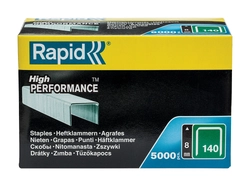 RAPID широкие, тип 140, 8 мм, 5000 шт, супертвердые профессиональные скобы (11908111) zb  11908111