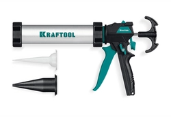 KRAFTOOL ULTRA 310 мл, прямой забор, регулировка силы давления, вариативная антикапельная система, закрытый пистолет для герметика (06677-31) zb  06677-31