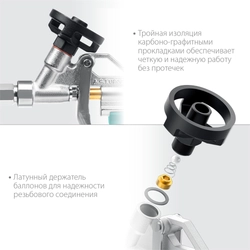 KRAFTOOL EXTREME, полностью разборный обслуживаемый пистолет для монтажной пены (06800) zb  6800