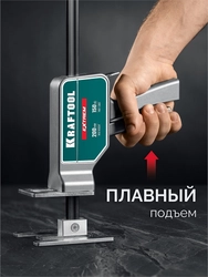 KRAFTOOL EXTREM 150 кг, 200 мм подъем, усиленный алюминиевый корпус, закаленная стальная рейка, подъемник универсальный (33263) zb  33263