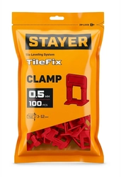 STAYER СВП TileFix, 0,5 мм, 100 шт, система выравнивания плитки ″ворота″ (33844-100) zb  33844-100