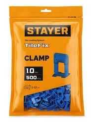 STAYER СВП TileFix, 1,0 мм, 500 шт, система выравнивания плитки ″ворота″ (33845-500) zb  33845-500