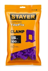 STAYER СВП TileFix, 1,5 мм, 100 шт, система выравнивания плитки ″ворота″ (33846-100) zb  33846-100