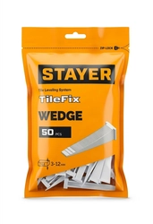 STAYER СВП TileFix, клин 50 шт, система выравнивания плитки ″ворота″ (33848-50) zb  33848-50