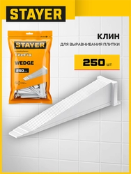 STAYER СВП TileFix, клин 250 шт, система выравнивания плитки ″ворота″ (33849-250) zb  33849-250