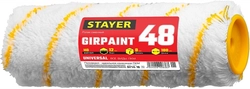 STAYER GIRPAINT, 48 х 180 мм, бюгель 8 мм, ворс 12 мм, полиакрил, все виды ЛКМ, малярный ролик, Professional (0214-18) zb  0214-18_z01