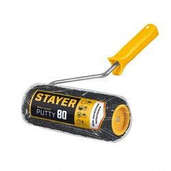 STAYER PUTTY 80 мм, 180 мм, 8 мм ручка, валик для шпатлевки, PROFESSIONAL (03642-18) zb  03642-18
