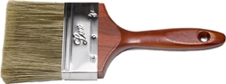 STAYER LASUR-LUX, 100 мм, 4″, смешанная щетина, деревянная ручка, для высокотекучих ЛКМ, плоская кисть (01051-100) zb  01051-100