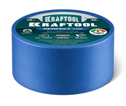 KRAFTOOL #100 Perfect 48 мм х 30 м, для гладких и шероховатых поверхностей, малярная лента (12101-48) zb  12101-48