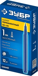 ЗУБР МП-100 синий, 1 мм перманентный маркер (06320-7) zb  06320-7