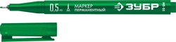 ЗУБР МП-50 зеленый, 0.5 мм перманентный маркер (06321-4) zb  06321-4