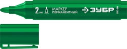 ЗУБР МП-300 зеленый, 2 мм перманентный маркер (06322-4) zb  06322-4