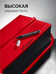 ЗУБР МА-200 черный, 2 мм акриловый маркер (06337-2) zb  06337-2