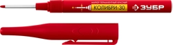 ЗУБР Колибри-30 красный, наконечник L 30 мм, d 3.0 мм, перманентный маркер для отверстий (06338-3) zb  06338-3