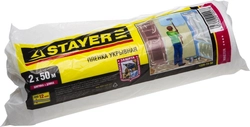 STAYER 2 м, 50 м, 12 мкм, защитная укрывочная пленка (1225-15-50) zb  1225-15-50