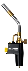 KRAFTOOL KF-9000, с пьезоподжигом на баллон турбо нагрев + 30% 2000°C, Газовая горелка Blue Fire (55510) zb  55510