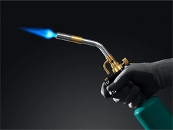 KRAFTOOL KF-9000, с пьезоподжигом на баллон турбо нагрев + 30% 2000°C, Газовая горелка Blue Fire (55510) zb  55510