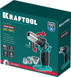 KRAFTOOL KHG-500, 500°C, Газовый термофен (55528) zb  55528