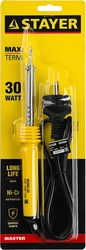 STAYER MAXTerm, 30 Вт, конус, электропаяльник с пластиковой рукояткой (55305-30) zb  55305-30