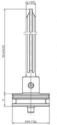 ЗУБР Т300-30, сменный боек для нейлера 31932, Профессионал (31932-PK) zb  31932-pk