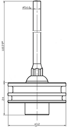 ЗУБР CNW-57, сменный боек для барабанного нейлера 31910, Профессионал (31910-PK) zb  31910-pk