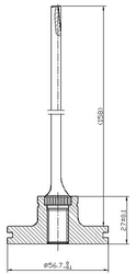 ЗУБР SN21-90A, сменный боек для нейлера 31923, Профессионал (31923-PK) zb  31923-pk