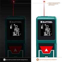 KRAFTOOL  LD-40, 5 см - 40 м, лазерный дальномер (34763) 34763