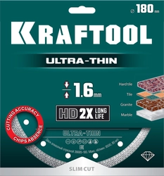 KRAFTOOL ULTRA-THIN 180х1.6 мм ультратонкий алмазный диск (36685-180) zb  36685-180
