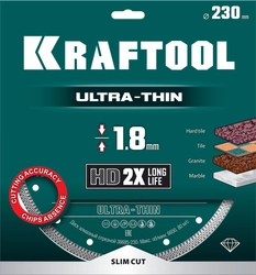 KRAFTOOL ULTRA-THIN 230х1.8 мм ультратонкий алмазный диск (36685-230) zb  36685-230