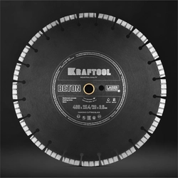 KRAFTOOL BETON 400 мм (25.4/20 мм, 12х3.6 мм), алмазный диск (36686-400) zb  36686-400_z01
