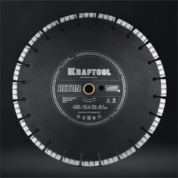 KRAFTOOL BETON 450 мм (25.4/20 мм, 12х3.8 мм), алмазный диск (36686-450) zb  36686-450_z01