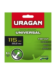 URAGAN UNIVERSAL 115 мм, диск алмазный отрезной сегментный (36705-115) zb  36705-115
