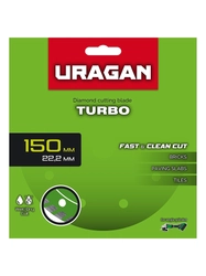 URAGAN TURBO 150 мм, диск алмазный отрезной сегментированный (36706-150) zb  36706-150