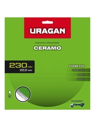 URAGAN CERAMO 230 мм, диск алмазный отрезной сплошной (36707-230) zb  36707-230