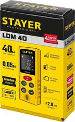 STAYER  40 м, лазерный дальномер, Professional (34956) 34956