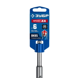 ЗУБР ПРОФИ-4Х 6x260 мм, SDS-plus бур (29313-260-06) zb  29313-260-06