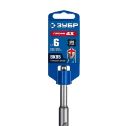 ЗУБР ПРОФИ-4Х 6x310 мм, SDS-plus бур (29313-310-06) zb  29313-310-06