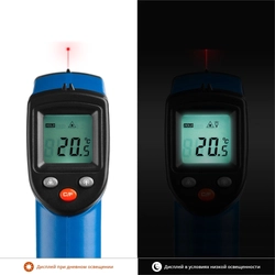 ЗУБР  ТермПро-400, -50° +380°С, инфракрасный пирометр, Профессионал (45725-380) 45725-380