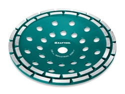 KRAFTOOL Double d 230 мм, двухрядная алмазная чашка, INDUSTRIAL (33369-230) zb  33369-230
