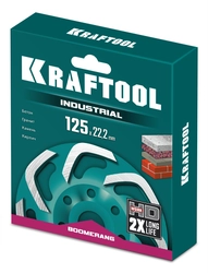 KRAFTOOL Boomerang d 125 мм, сегментная алмазная чашка, INDUSTRIAL (33445-125) zb  33445-125