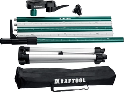 KRAFTOOL  SP 36, элевационная распорная наборная штанга-штатив с треногой (34723) 34723