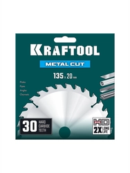 KRAFTOOL Metal Cut 135 х 20 мм, 30Т, диск пильный по металлу и стали (36954-135-20-30) zb  36954-135-20-30